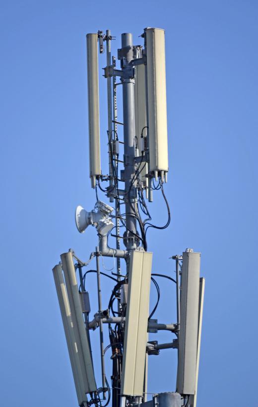 Most phone masts today include receivers and transmitters for both voice and data.