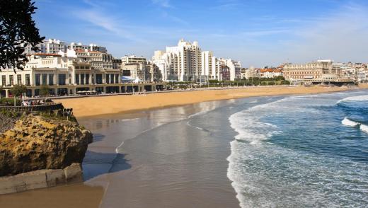 Sand, a type of aggregate, may be used to replenish beaches that have been eroded by waves.