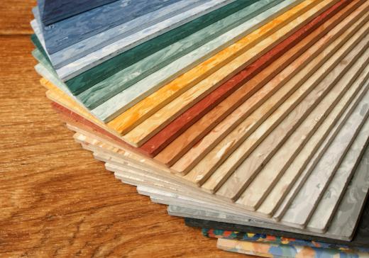Linoleum is a durable flooring option.