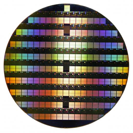 Silicon wafers can be used for the electronic circuitry required for computer processing.