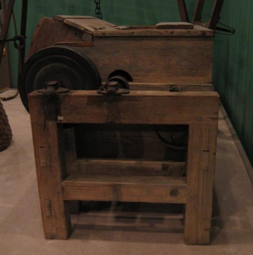 The invention of the cotton gin allowed for the quick removal of cotton seeds from its fibers.