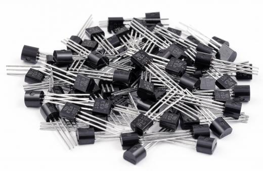 Transistors are bigger than diodes and allow for more energy to pass through them, but they are also more complicated.