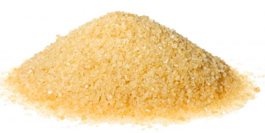 Raw sugar.