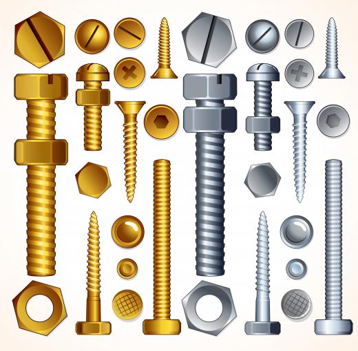 Various nuts, bolts and screws.