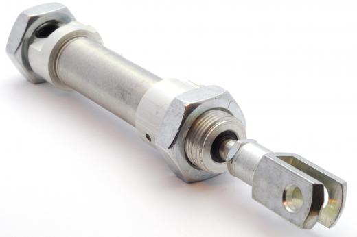 A pneumatic cylinder.