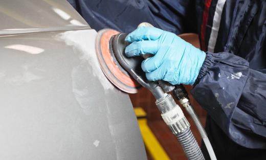 Skilled auto body repair workers can fix damage to fiberglass bodies of cars.