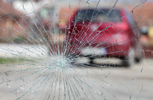 Laminated glass is a type of safety glass that is commonly used for automobile windshields because of its ability to bend and absorb impact.