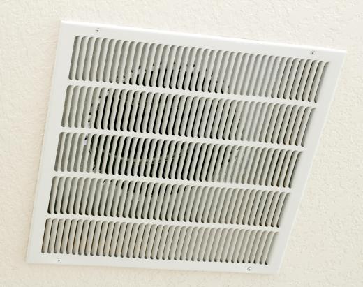 Vent covers are one place where airborne dust accumulates.