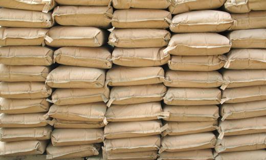 Cement powder is commonly made of limestone and clay and is a key ingredient of concrete.