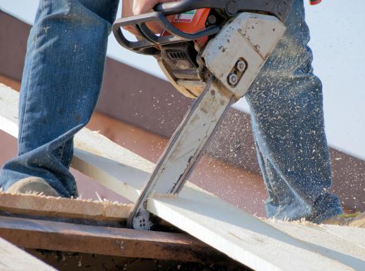 A chainsaw brake band controls the speed of the saw teeth.