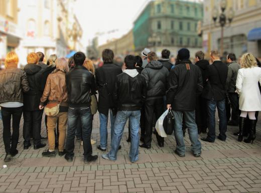 Pedestrian barriers may be used as a form of crowd control.