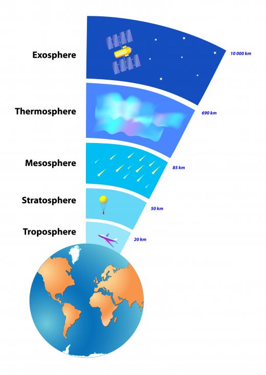 Methane emissions can reach into the stratosphere.