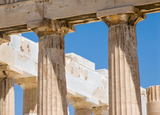 New architectural styles appeared in ancient Greece.