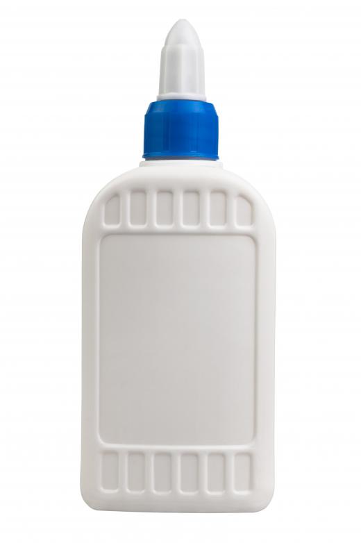 White glue is among the most common water-based adhesive.