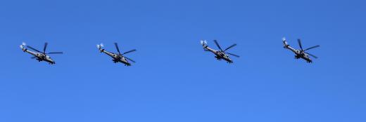 Searchlights can be attached to helicopters as part of an aerial search of terrain.