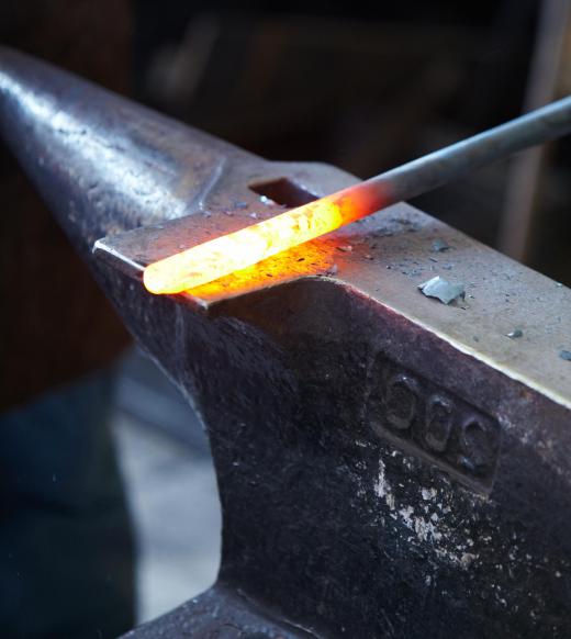 Anvils are used in the cogging technique of metal working.