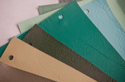 Full-grain leather can be dyed into a variety of colors.