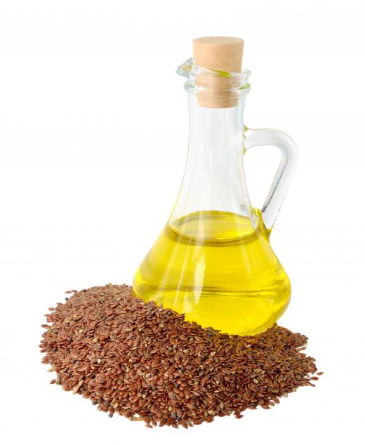 Raw linseed oil is pressed from flax seeds.