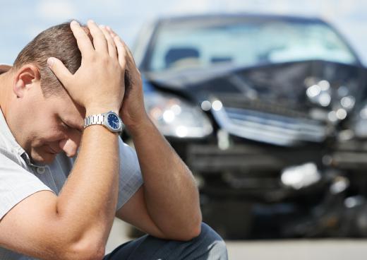 Someone looking to repair his car after an accident might visit a wrecking yard for parts.