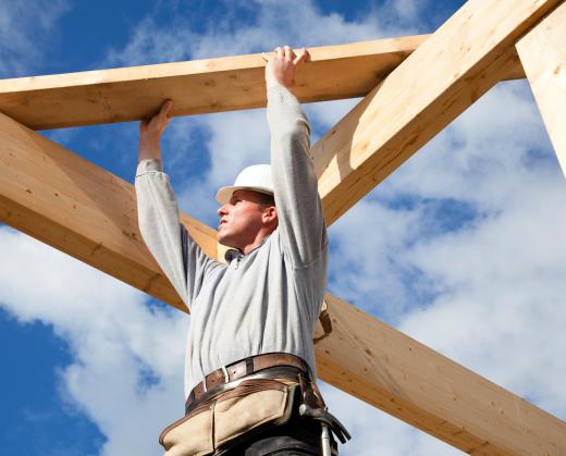 For one-story homes using platform framing construction methods, the roof is often built on top of the first platform and frame.