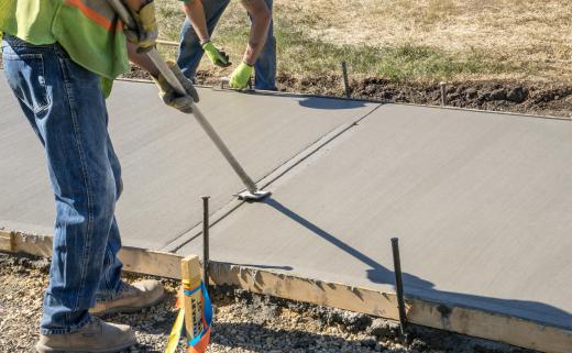 Expansion joints are often used in the construction of sidewalks.