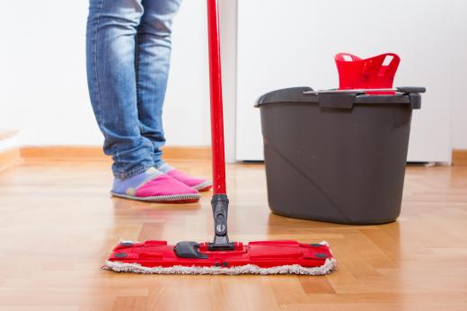 Floor scrubbers make cleaning floors less labor intensive.