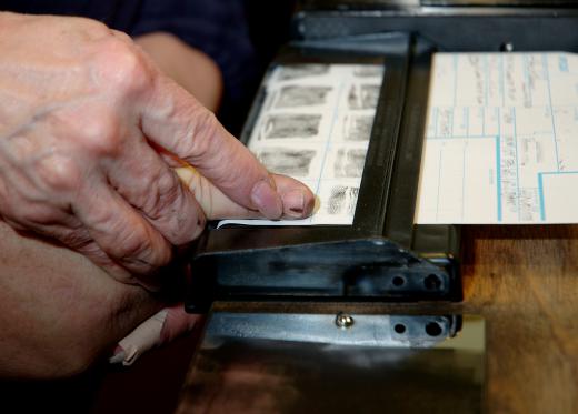 Some states may require applicants for a contractor's license to be fingerprinted.