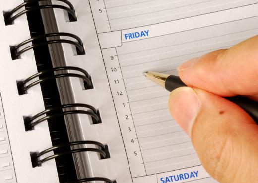 An organizer might help keep track of scheduled maintenance tasks.