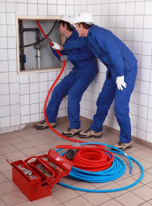 Plumbers may be called upon to root the pipes at a public facility.