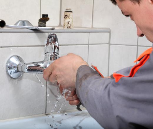 Flow restrictors that are installed in faucets are typically either screwed onto the tap or installed inside the faucet.