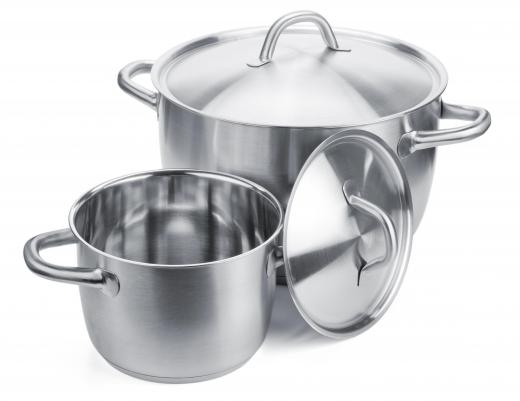 Stainless steel is a type of ferrous metal often used in kitchen supplies.