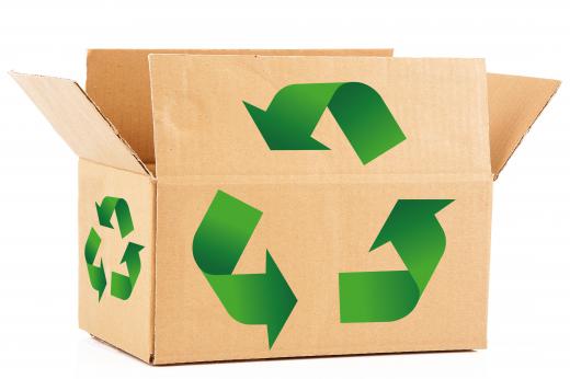 Cardboard can be made using recycled paper.