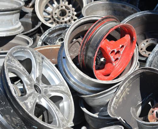 Wrecking yards salvage reusable parts from vehicles.