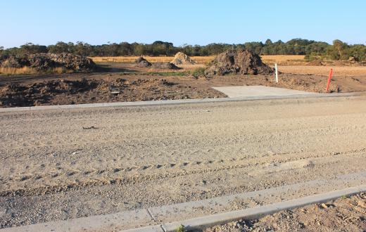 Polystyrene foam may be used as an insulation layer under pavement to prevent the formation of road cracks.