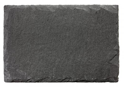 Slate originally mined from a quarry.