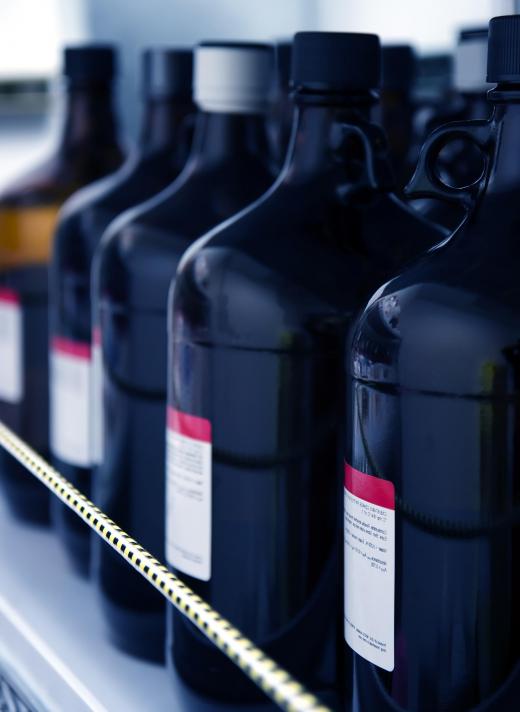 Highly concentrated, caustic and flammable chemicals are used for industrial degreasing solvents.