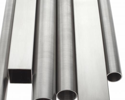 Medium carbon steel pipes.