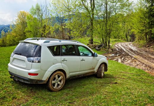 A tire groover may be used to offer increased traction on an SUV.