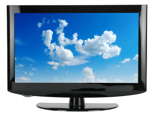 "Electronic" refers to items that use electricity, such as a television.