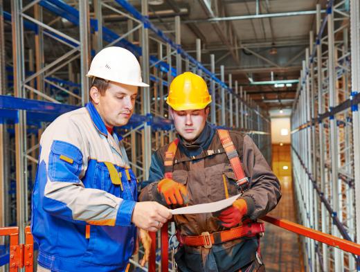 Some stationary engineers work closely with construction project managers during the design and building of a new facility.