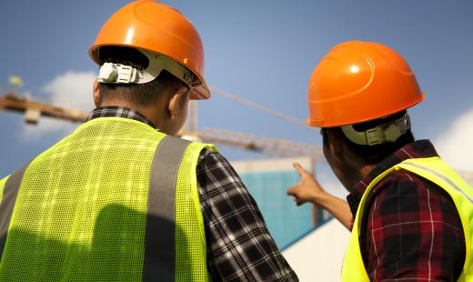 Construction hoarding is typically tall enough to be difficult to jump over.