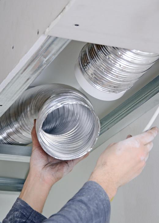 Central air conditioning systems relay on air ducts to transfer cool air to an area.