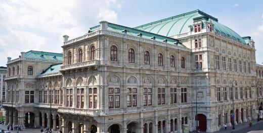 The Vienna Opera House utilized freight elevators to move goods onstage for performances.