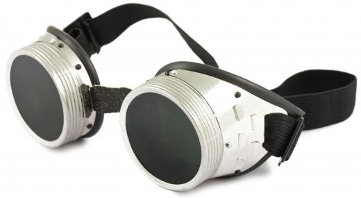 Welding goggles.