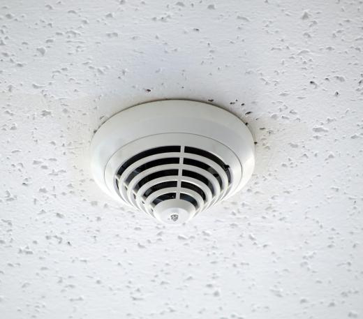 Home fire protection typically includes smoke alarms.