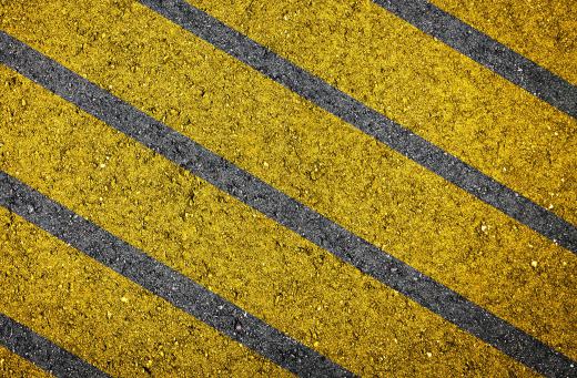 Reflective paint is used to mark highways so they can be seen at night.