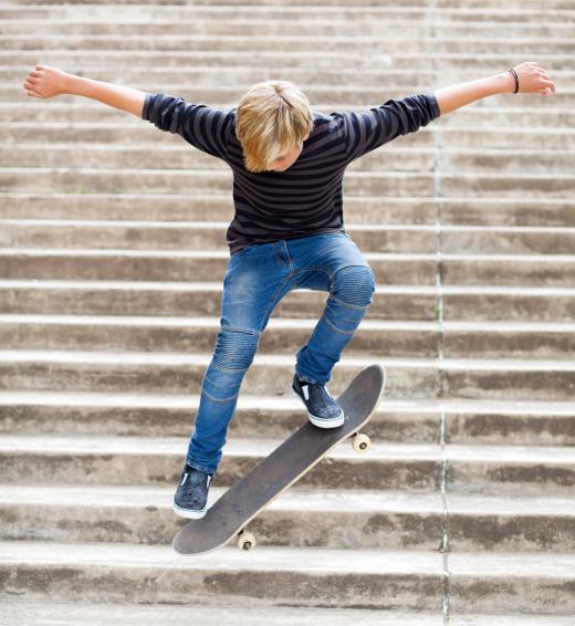 Non-skid tape is sold as "grip tape" for skateboards.